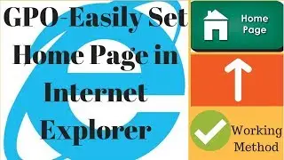Create Group Policy to set Internet Explorer 8 Home Page - Windows Server 2012 R2