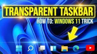 Transparent Taskbar !