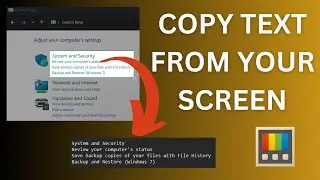 How To Copy Text From Anywhere on Your Screen in Windows #windows #tips