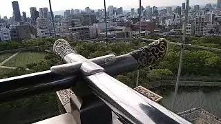 Top View of Osaka Castle! The mighty Shogun's Point of View.