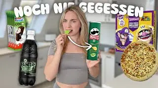 1 Tag Dinge essen, die ich noch NIE gegessen habe