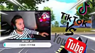 @Akebstar  vs Tiktoker Leader🔥/Youtube Vs TikTok PUBGM🍳