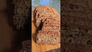 Луково-овсяный хлеб. Без муки, дрожжей и масла