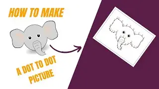 How to make a dot to dot picture
