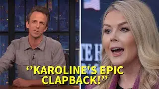 Seth Meyers STUNNED as Karoline Leavitt Calls Out Liberal Media Bias