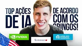 As MELHORES AÇÕES de IA para INVESTIR na BOLSA AMERICANA! | Os gringos estão comprando essas
