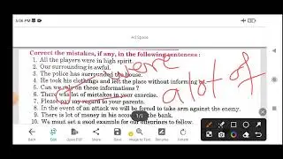 Syntax  Exercise 4 B.  Rules of Noun