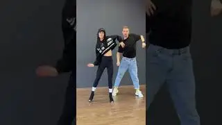 Bachata footwork fusion (Sálvame) Dmitry & Anna