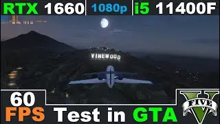 GTA 5 | i5-11400 | GTX 1660 SUPER | Ultra Settings | 1080p | 4x Antialiasing