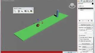 Creating a Bowling Alley Simulation with 3dsMax MassFX - Part 1