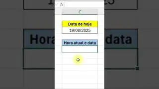 Como inserir a data e hora atuais no Excel  
