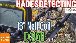 TX-850 With a Nell 13" Coil...amazing combo | Metal Detecting UK.