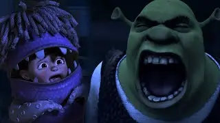 Shrek scares boo