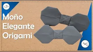 Moño Elegante de Papel🎀🎩 - IDEA ORIGAMI✅