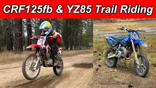 CRF125f Trail Riding With YZ85