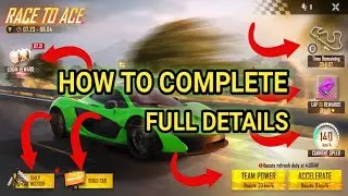 HOW TO COMPLETE RACE TO ACE EVENT IN FREE FIRE || NEW CAR SKIN कैसे मिलेगा || RACE TO ACE EVENT ||
