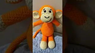 Crochet Monkey/ Обезьяна Крючком #monkey #amigurumi #амигуруми #обезьяна #крючком #вязаниекрючком