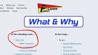 What reloading tools do I really use and why?