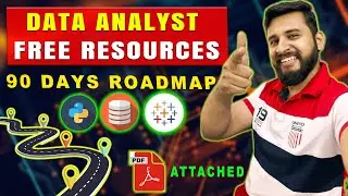 BECOME A DATA ANALYST IN 90 DAYS WITH ZERO EXPERIENCE🔥| FREE RESOURCES🚀BECOME DATA ANALYST FOR FREE