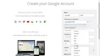 How to make a google/youtube/gmail account