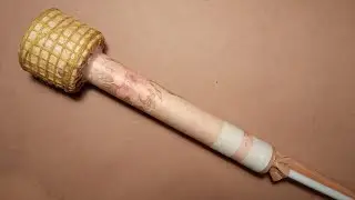 Мерцающая хризантема с голубыми звездами