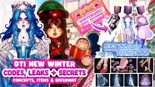 All NEW DTI Winter CODES + Leaks, Secrets & Deleted Item in Dress to Impress 😱😨