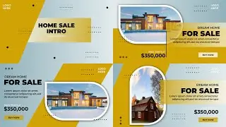 Home Sale Intro After Effects Templates | Real Estate Agency, New Property Promotion
