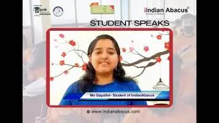 Indianabacus student speaks👏👏👏