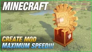 Create Mod Max Speed & Stress - Minecraft