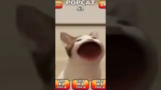 1-100 POP POP POPCAT 🐱 #Shorts #Games #Popcat