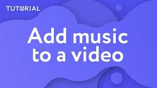 How to add BACKGROUND MUSIC to a video (Movavi Video Editor 15)