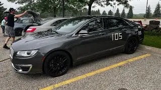2018 Lincoln MKZ 3.0T AWD at Furrin Group Autocross GVSU 7/2/2023