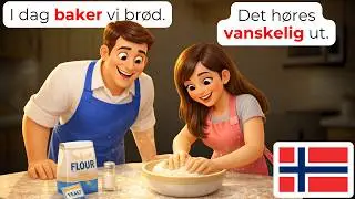 🇳🇴 15 Norwegian Cooking Conversations Every Beginner Should Learn | A1-A2 🍳
