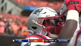 Rhamondre Stevenson Rushing Touchdown | Patriots vs Bengals