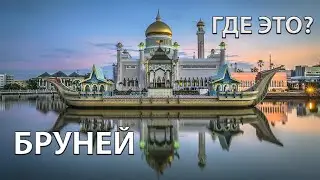 Where is Brunei on the world map? Who does it border?