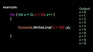 For Loop