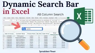 How to Make Search Bar in Excel (All Column Search)