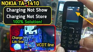 Nokia Ta-1410 Charging Not Show | Charging Not Store100%  Solution Nokia 105 Charging Ways!