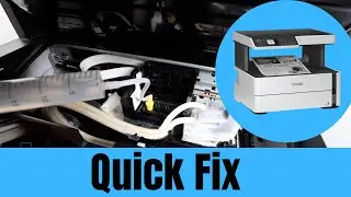 How To Clean The Printhead  - Epson ET M2170 - Not Printing Black Or Color