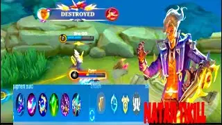 Natan build mage វ៉ៃខ្ទិច😂/ Sna gaming /mobile legend bang bang