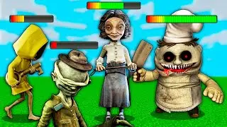 КАКОЙ SCP САМЫЙ СИЛЬНЫЙ МАЛЕНЬКИЕ КОШМАРЫ В МАЙНКРАФТ ? ЛЕПКА ПЛАСТЕЛИН LITTLE NIGHTMARES MINECRAFT