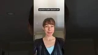 Questions Ballet Dancers Ask #ballet #dancer #biancascaglione #shorts