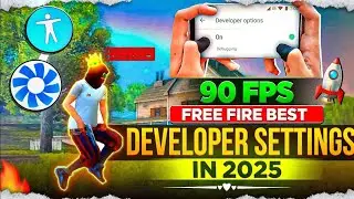 Developer Option Full Setting 90 FPS🔥 Tutorial ✅ l Lag Fix💯 Free Fire max ⚡🔥