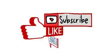 Subscribe, Like and Share video animation
