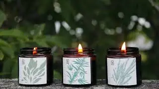 Candele artigianali in cera di soia