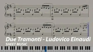 Due Tramonti - Ludovico Einaudi (+ Sheet Music)