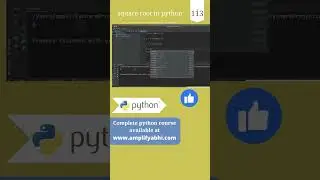Python : Square Root Functionality in Python | Ceil | py srt 113