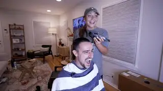 SHAVING AUST'S HEAD THE NIGHT BEFORE A PHOTOSHOOT!!!