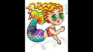 Chibi Speedpaint- Drawing a mermaid 
