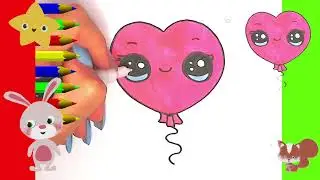 Kawaii. Dibujos para dibujar. Dibujos cute para hacer muy fácil. Corazón ♥️